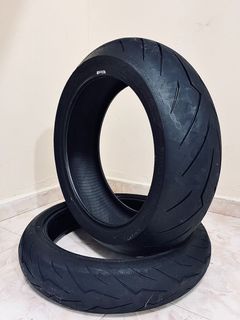 Pirelli Rosso 3 200 55 120 70 Motorcycles Motorcycle Accessories On Carousell