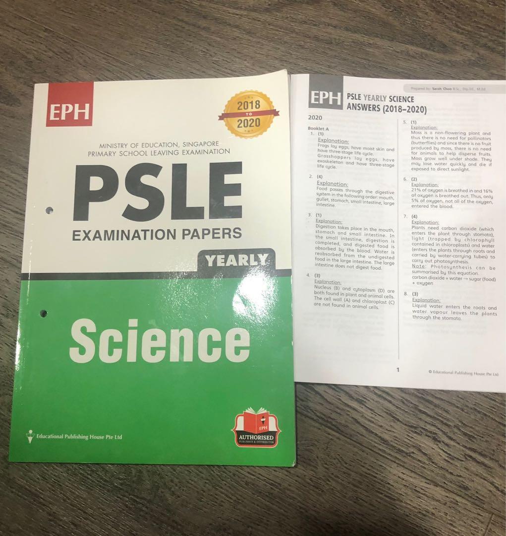 Psle science booklet 2018 2020 hobbies toys books magazines