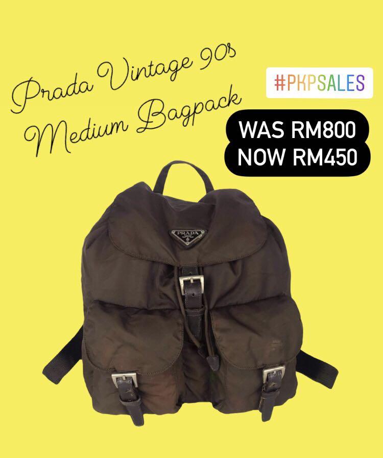 Rare vintage Prada bag (1990s) , Medium size , Comes