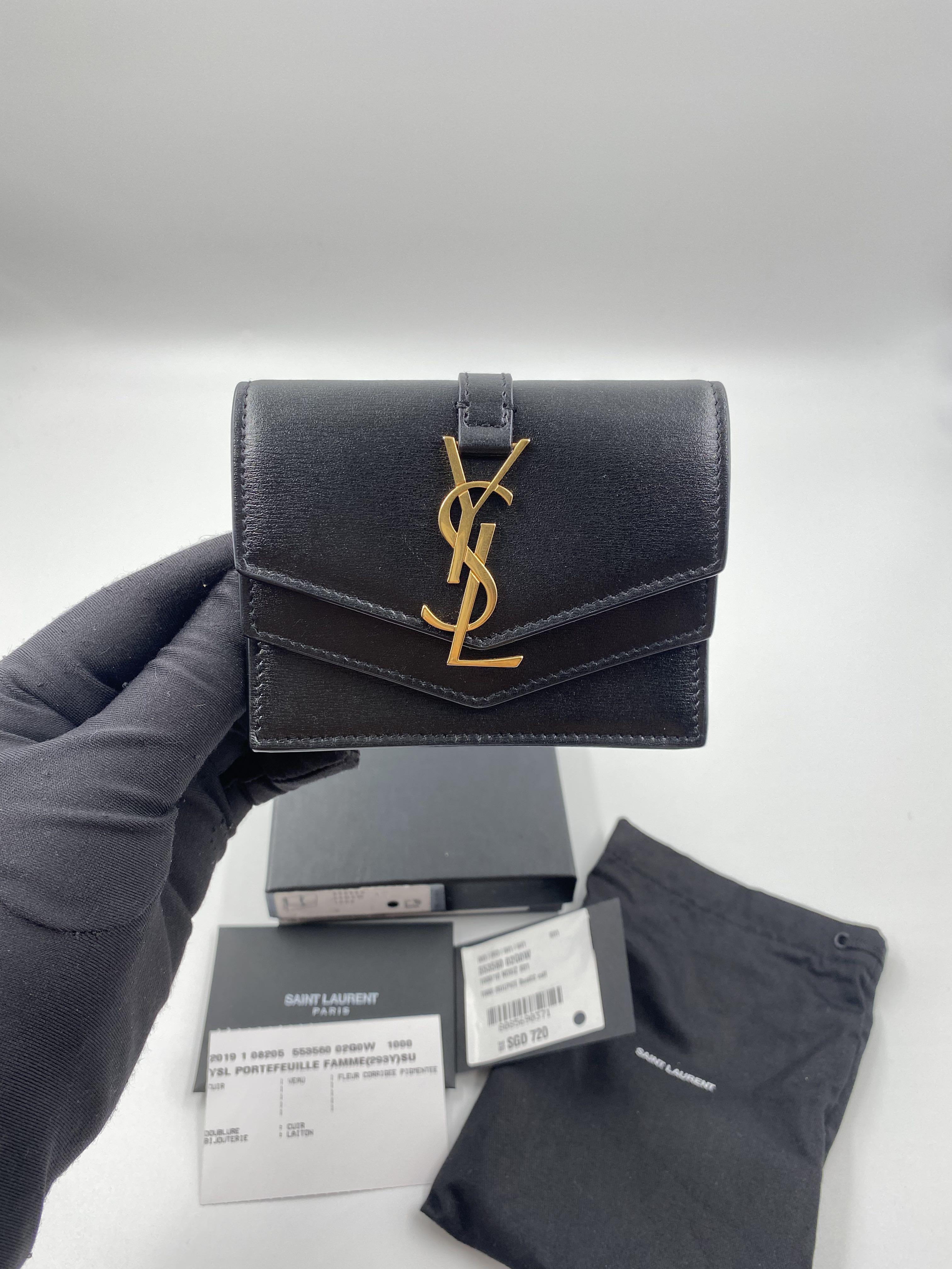 Saint Laurent Sulpice Card Holder Wallet