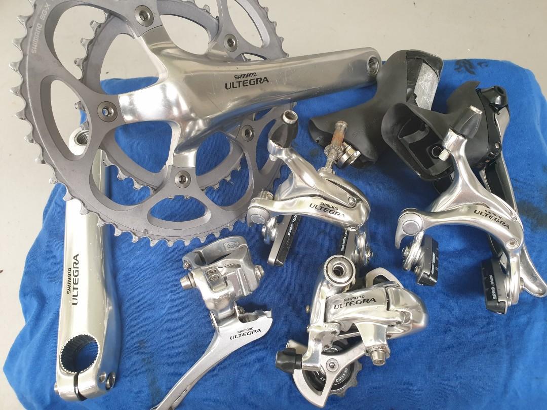Los Inconsistent Pakistan Shimano Ultegra 6600 10 speed compact groupset (same era as Dura ace 7800),  Sports Equipment, Bicycles & Parts, Parts & Accessories on Carousell