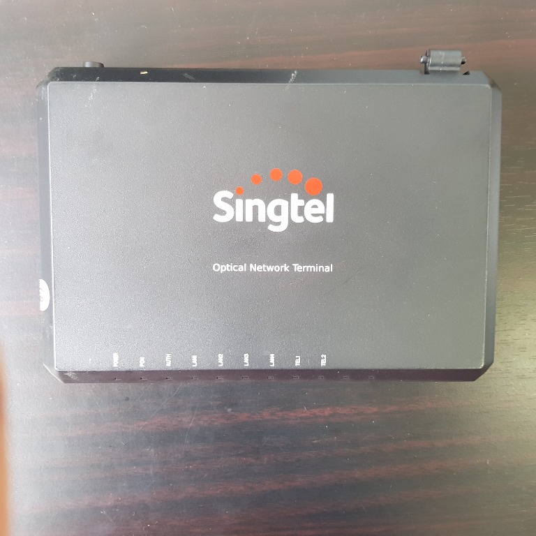 Singtel Alcatel-Lucent Optical Network Terminal (ONT), Computers & Tech ...