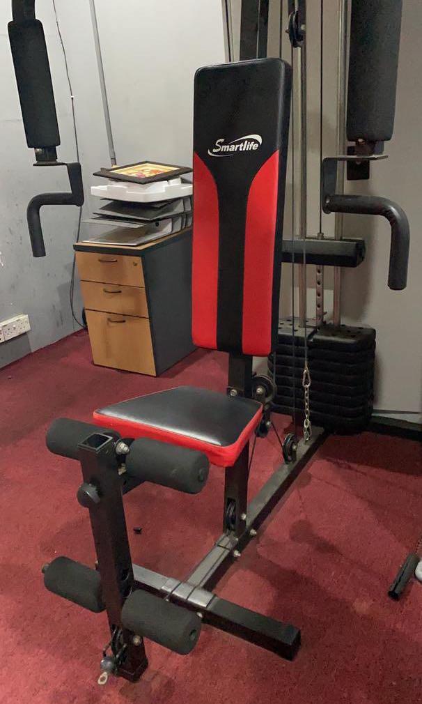 SMARTLIFE Home Gym Station with Arm Curl All In One Training