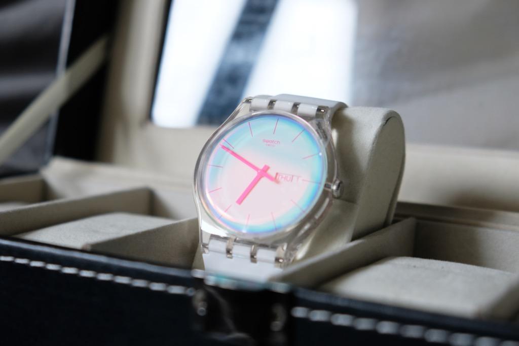 SWATCH POLAWHITE (SUOK713) - Brand New + Warranty, Mobile Phones \u0026 Gadgets,  Wearables \u0026 Smart Watches on Carousell