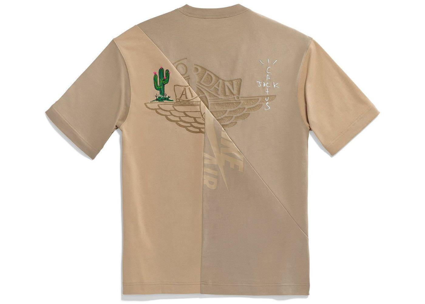 Travis Scott Cactus Jack x Jordan T Shirt popular