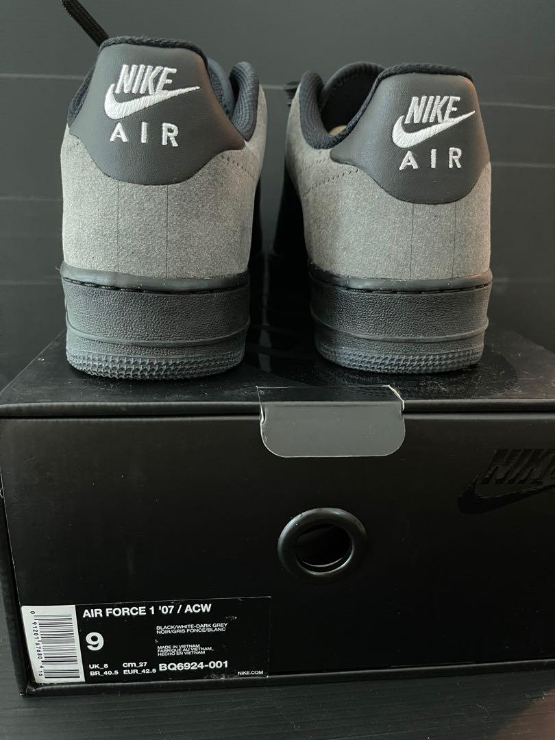 UK8 Nike Air Force x ACW Men s Fashion Footwear Sneakers on