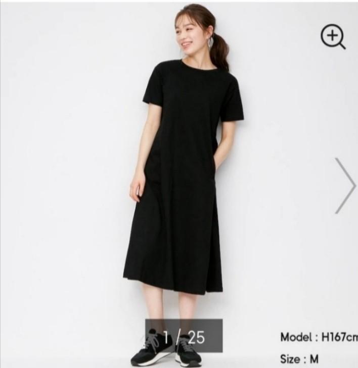 Uniqlo black sales dress