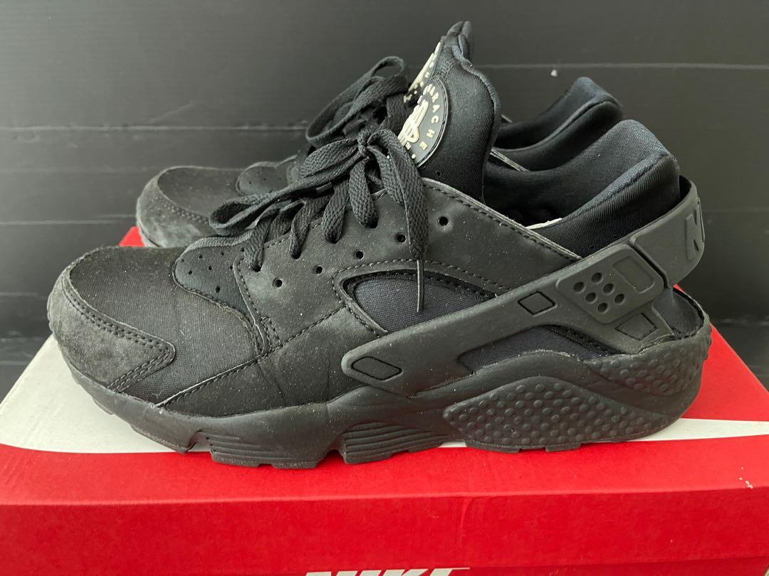 US9.5 Nike Air Huarache OG Triple Black Men s Fashion Footwear