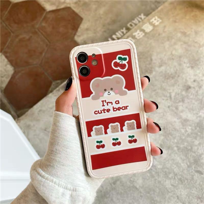 uzzlang bear case (Category: Cases & Sleeves) located in Singapore. Submitted by avocadosnteas (Listing ID 1090768145, Image 1). Description: 🎀iPhone 12 pro max case 🎀comes with the pop socket (not attached) 🎀mailing provided! .
