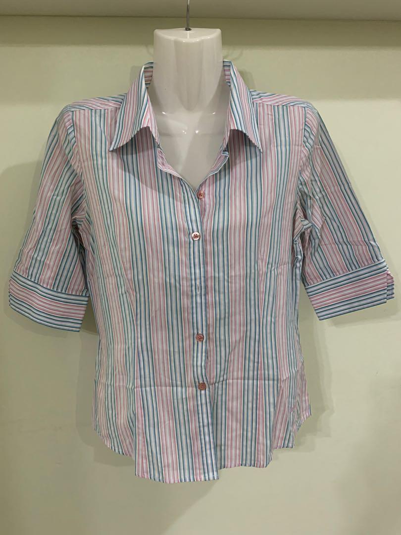 Valentino Rudy Stripes Formal Blouse 