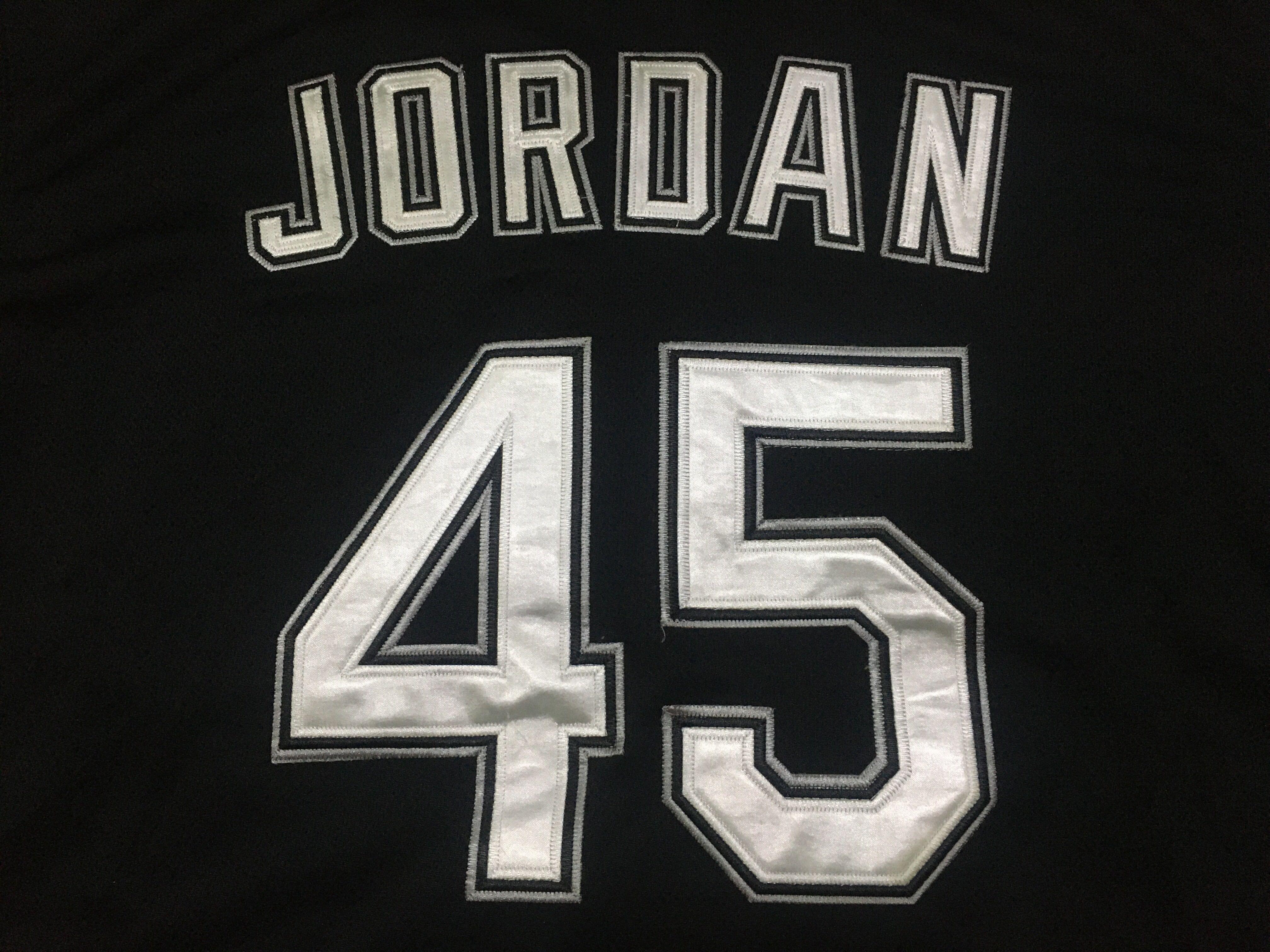 Michael Jordan #45 Chicago White Sox Majestic Jersey Size 40 Stitched  Authentic
