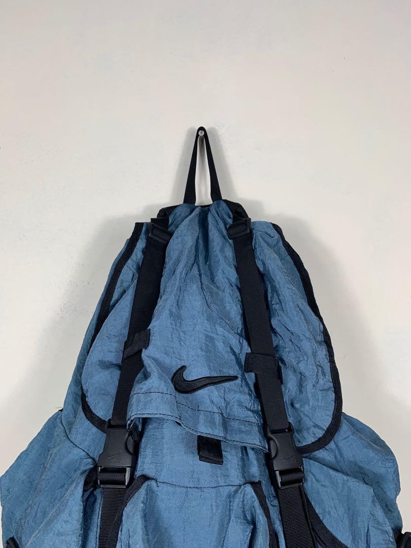 Vintage 90s Nike Nylon Parachute Backpack Men s Fashion Bags