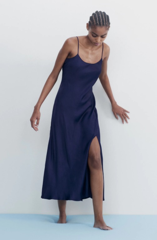 Blue camisole shop dress
