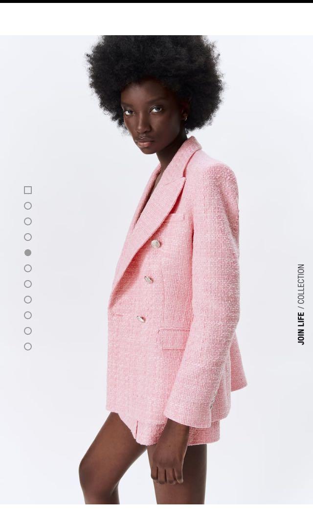 Tweed jacket sale zara woman