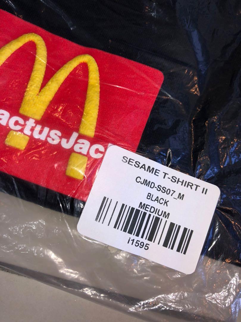 [100% Legit] Travis Scott X McDonald’s Sesame II T-Shirt Black