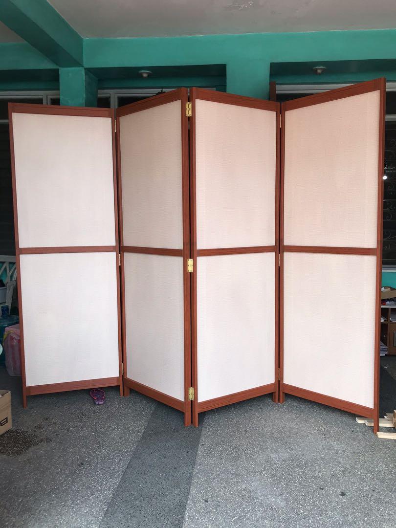 4Panel Divider for Work from Home background, Zoom Meetings and Room