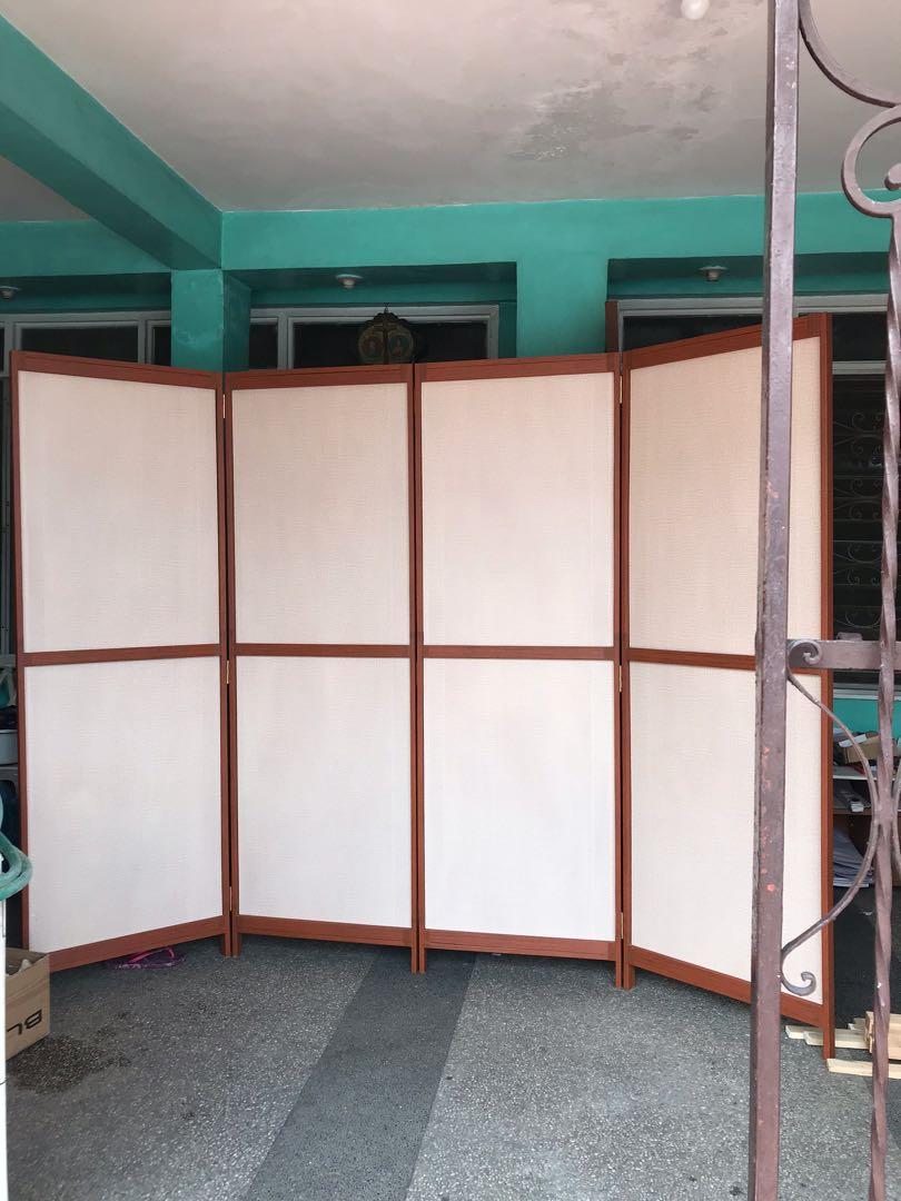 4Panel Divider for Work from Home background, Zoom Meetings and Room