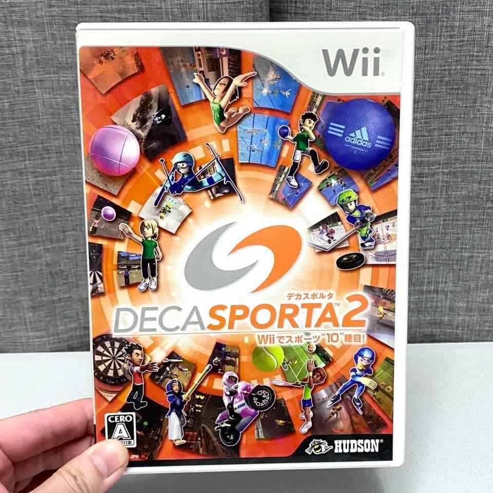 中古 原裝日版wii Game Deca Sporta 2 運動大雜錦支援四人同樂 遊戲機 遊戲機遊戲 Carousell