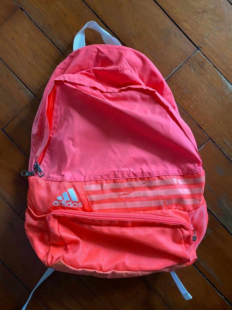 Adidas rucksack neon pink store