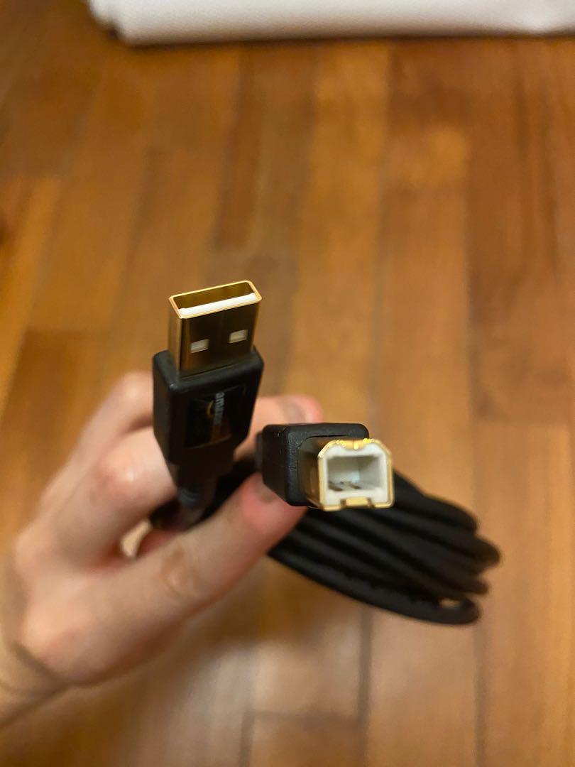 AmazonBasics USB 2.0 Cable - A-Male to B-Male, 6 Feet (1.8 Meters ...