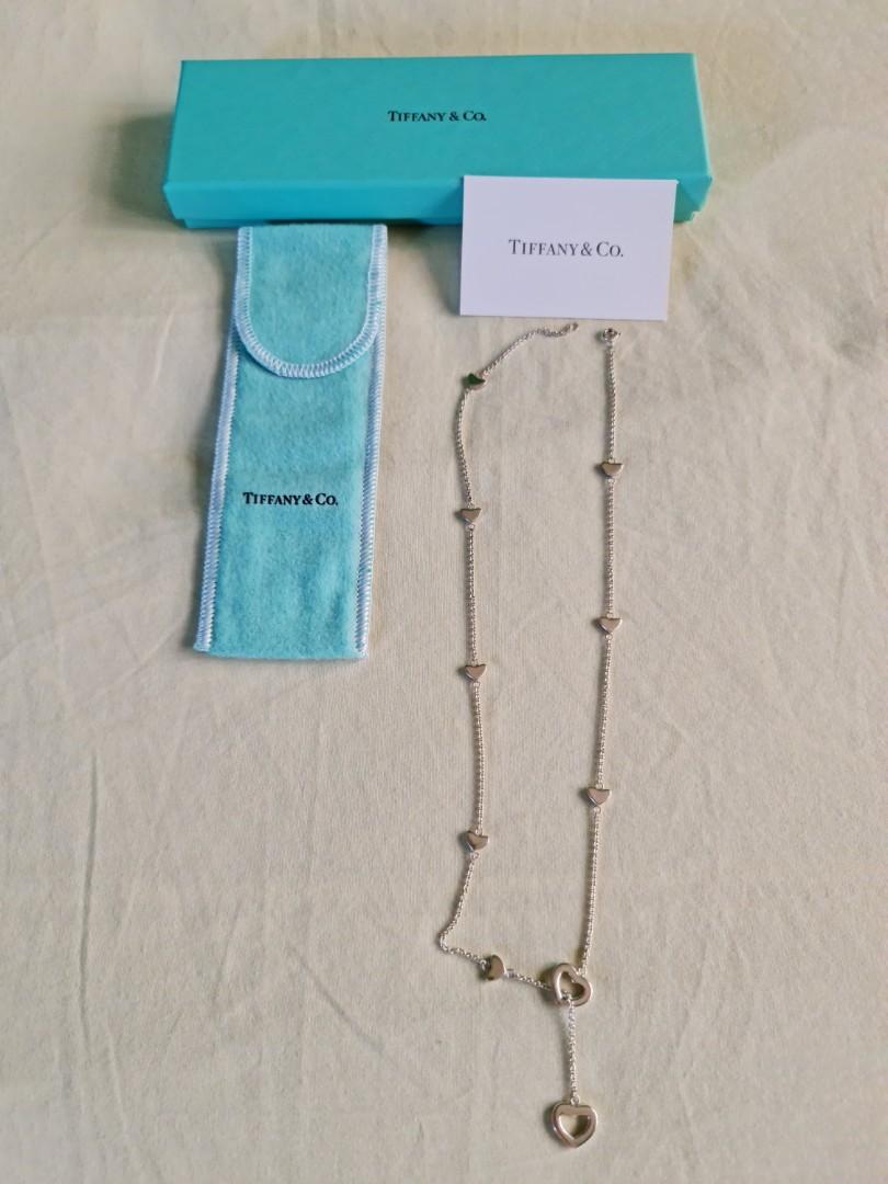 heart link lariat necklace 