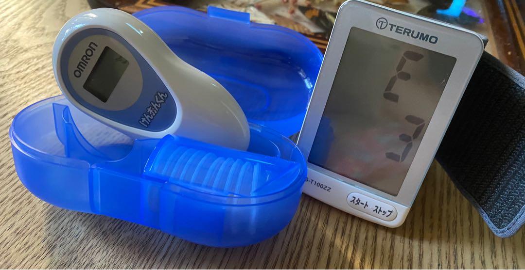 Bundle Sale Omron ear thermometer & Terumo Japan wrist bp, Health