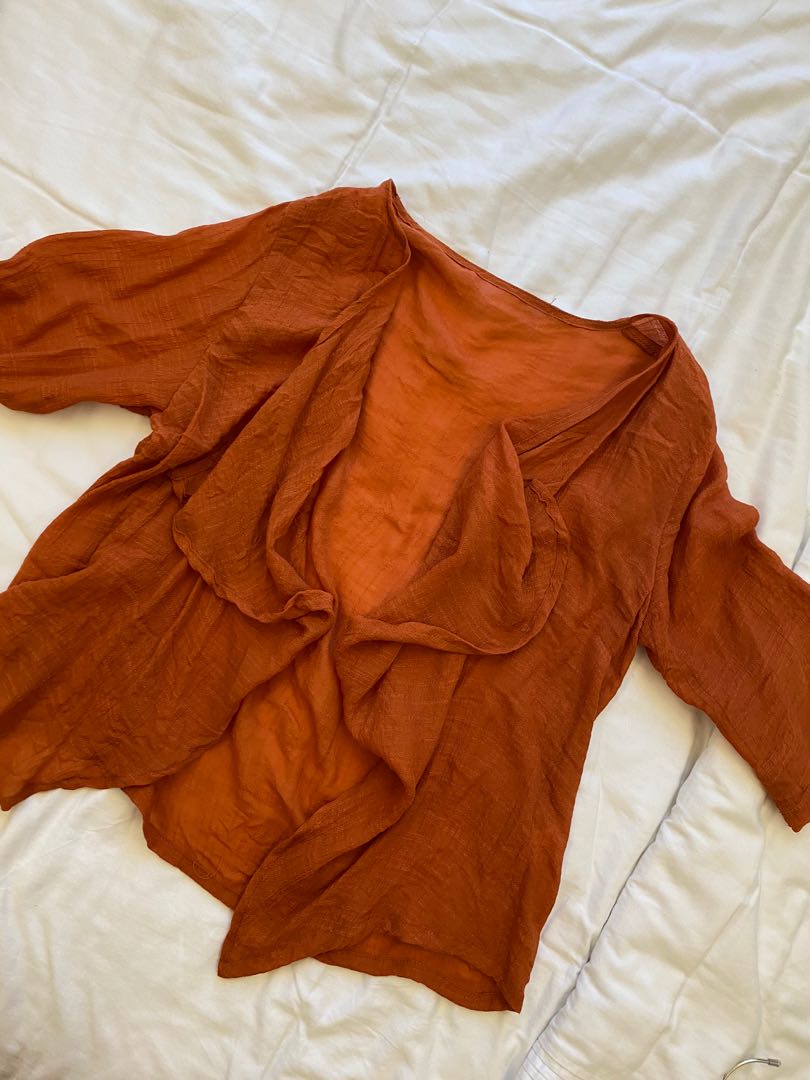 Burnt orange cover up Clearance