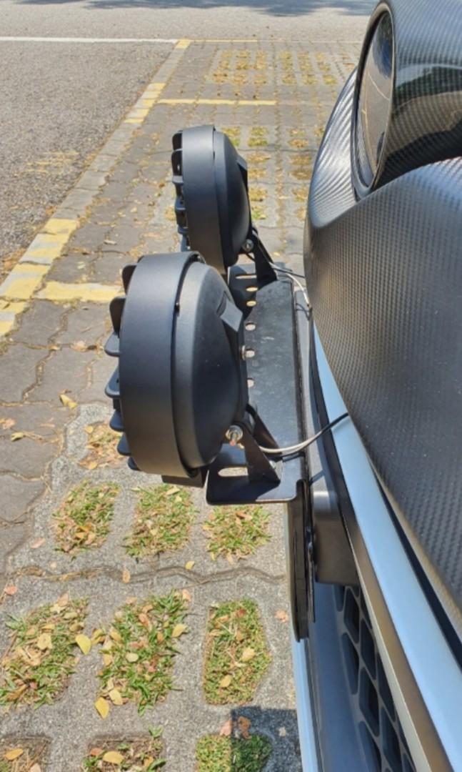 Car plate Spotlight Holder 4x4 Offroad, Car Accessories, Car Plates on