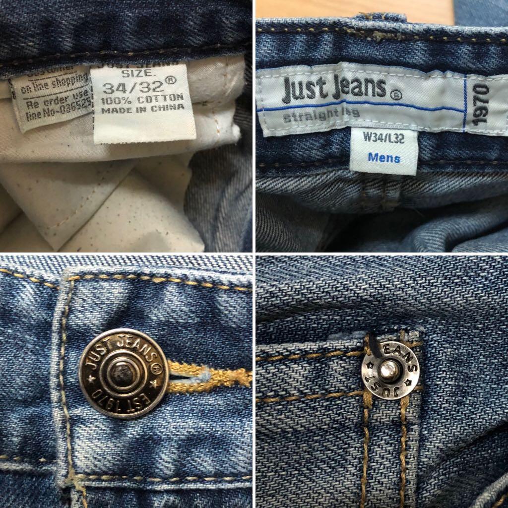 celana jeans second JUST JEANS size 34 