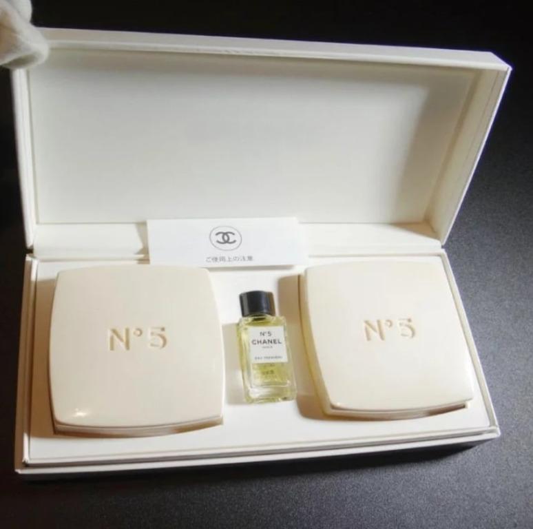 Authentic Chanel No.5 Perfume Soap Gift Set, Beauty & Personal Care, Bath &  Body, Body Care on Carousell