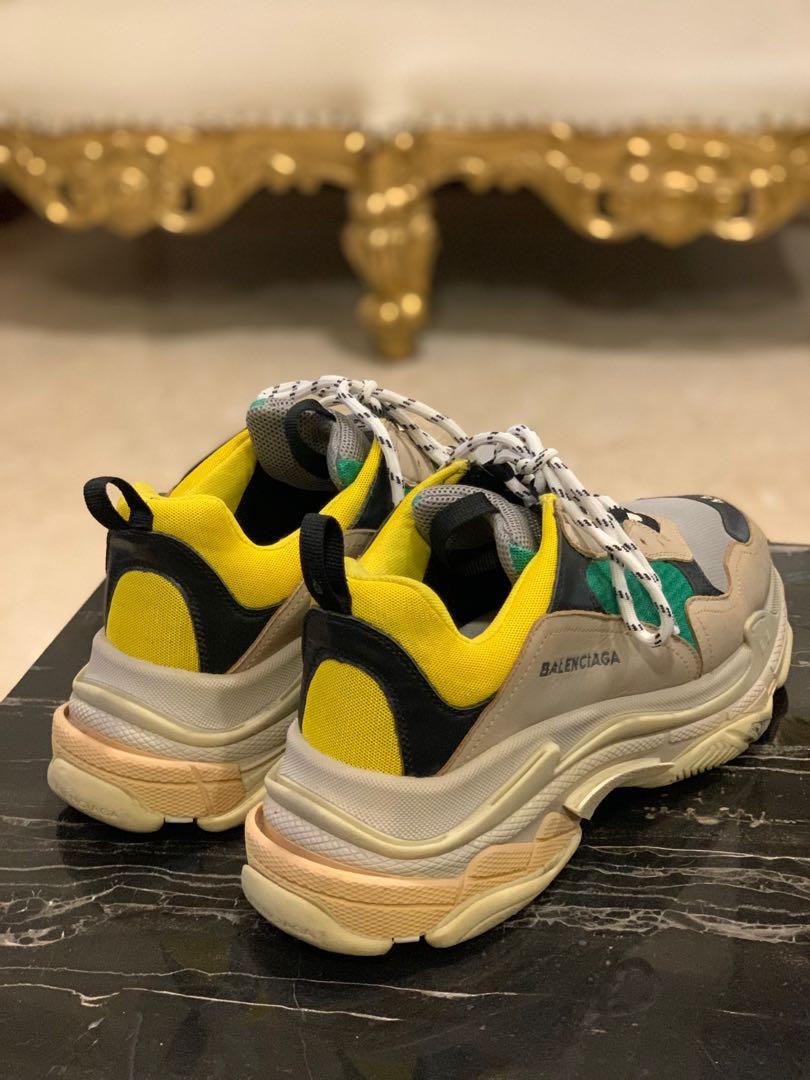 CHEAPEST Balenciaga Triple S Yellow Green