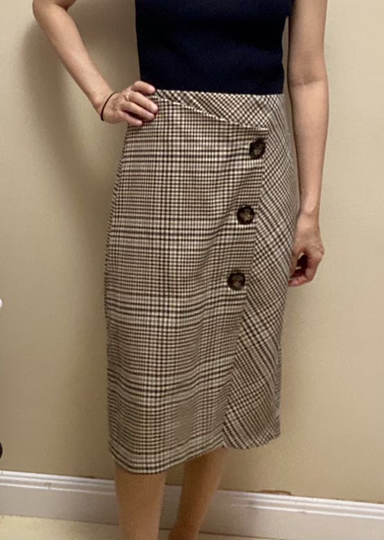 Pencil skirt with buttons clearance