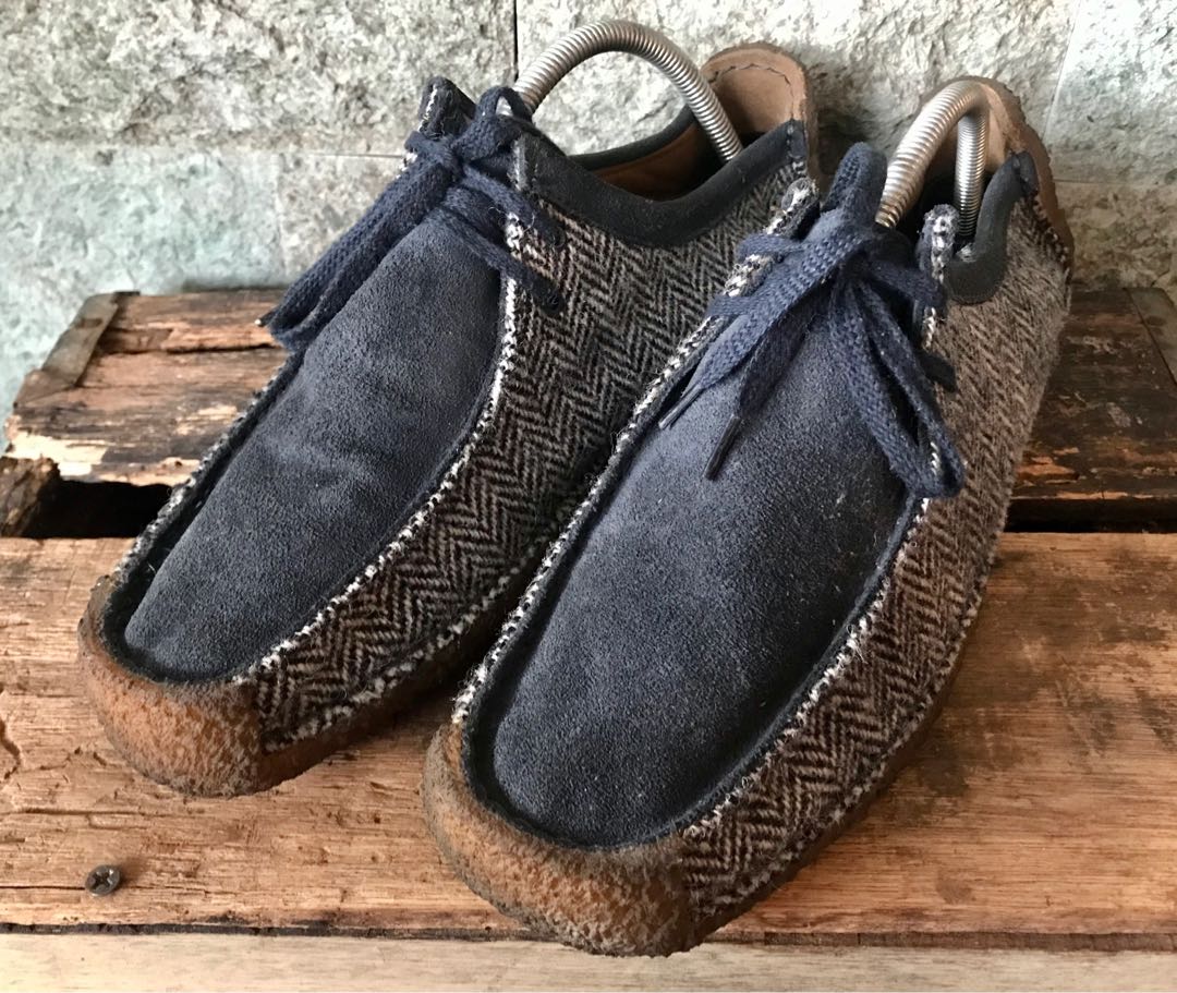 Clarks shop tweed shoes