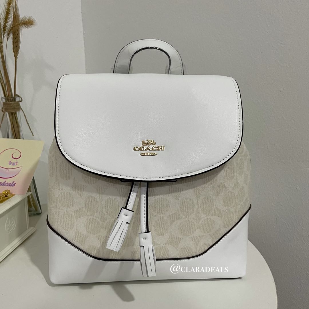 Coach Elle Backpack in Signature Canvas Women s Fashion Bags