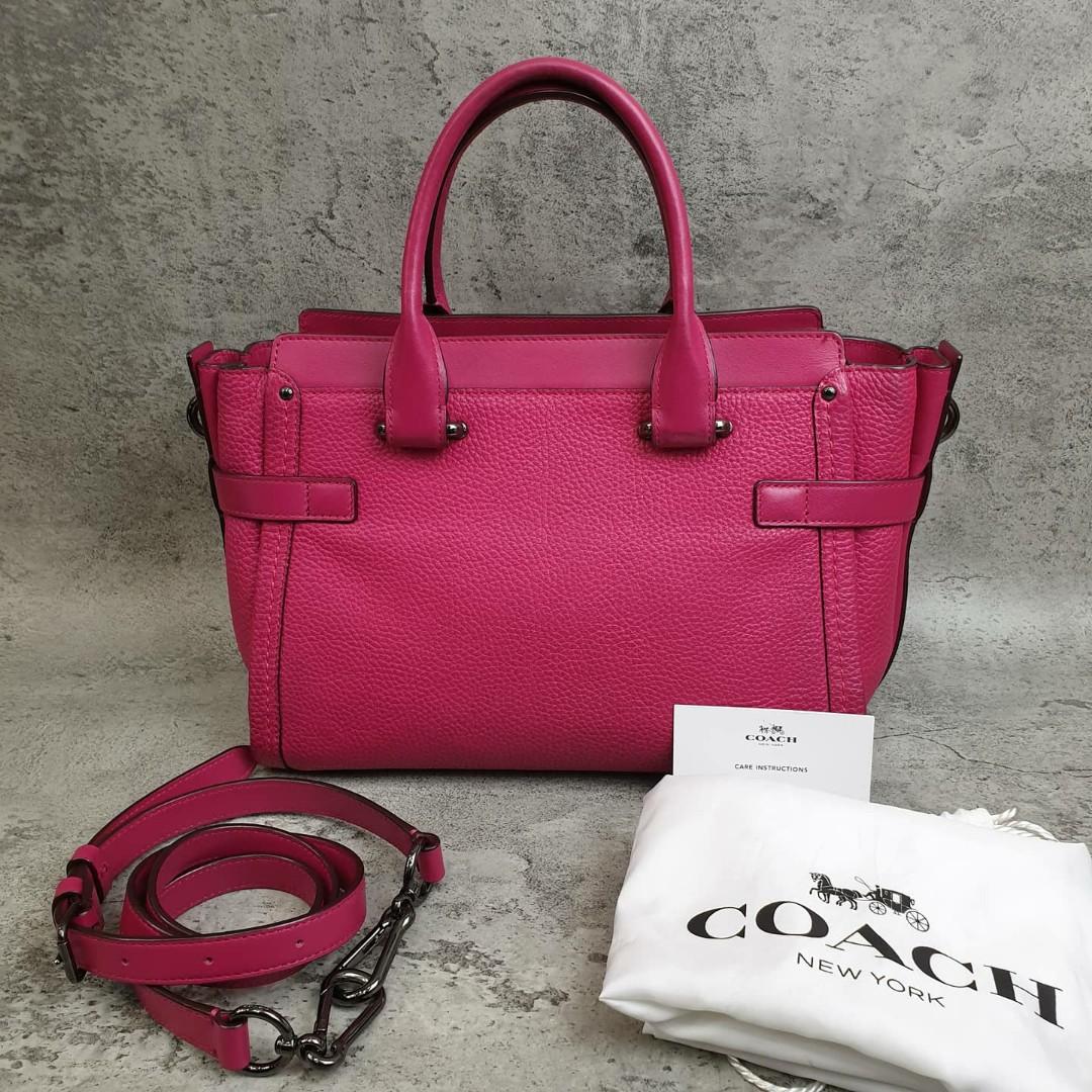 Coach swagger shop 27 pink
