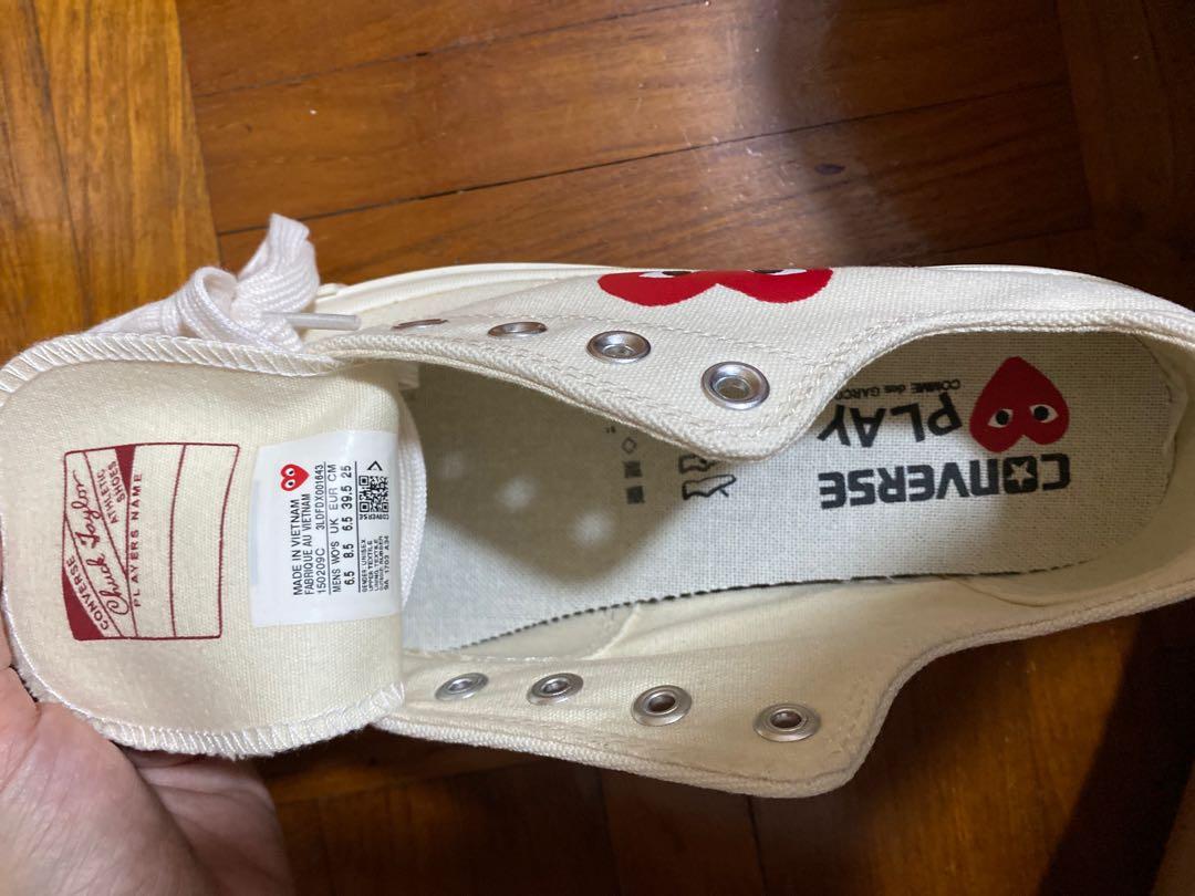 Cdg converse 6.5 sales