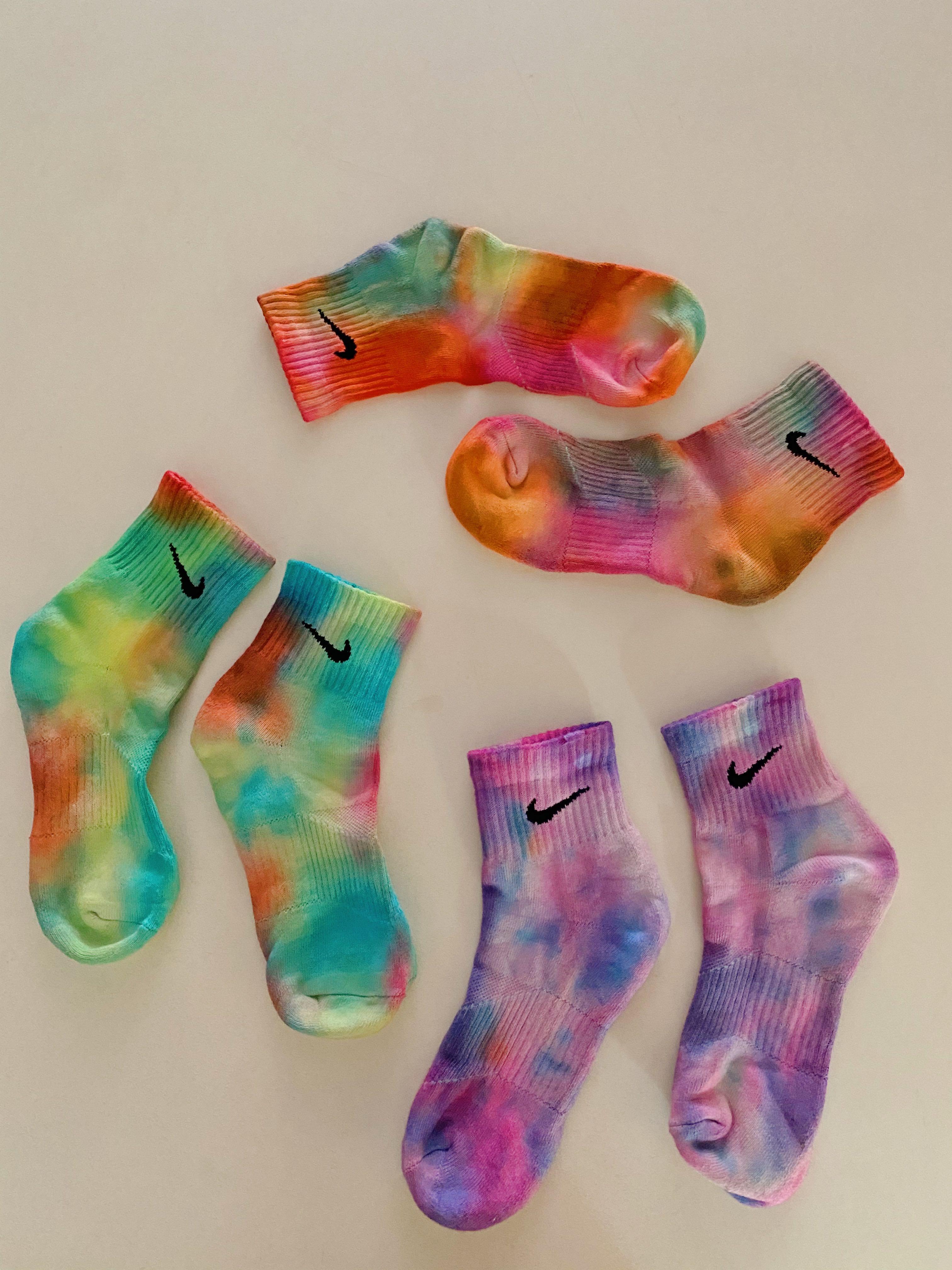 Womens tie dye nike socks Clearance