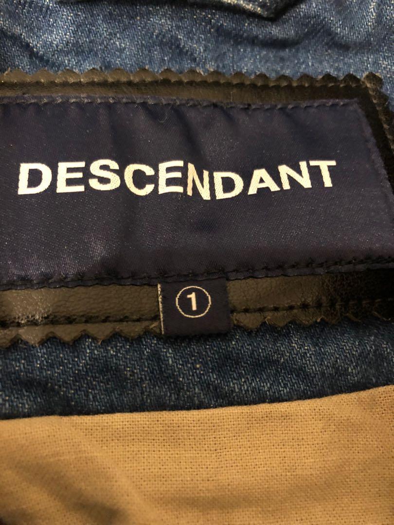 descendant 19aw squad denim jacket dcdt size s indigo, 男裝, 外套