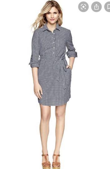 Gap gingham dress online