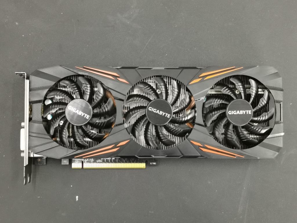 Gigabyte GTX 1070 G1 Gaming 8GB rev 2.0, Computers  Tech, Parts   Accessories, Computer Parts on Carousell