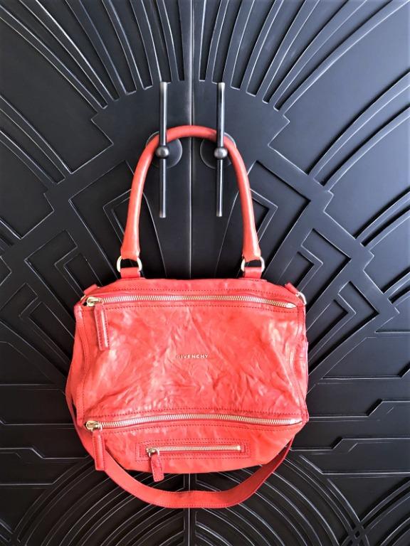 GIVENCHY Red Orange Pandora Bag