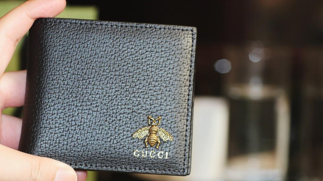 GUCCI compact Wallet Bee Folded wallet at 1stDibs