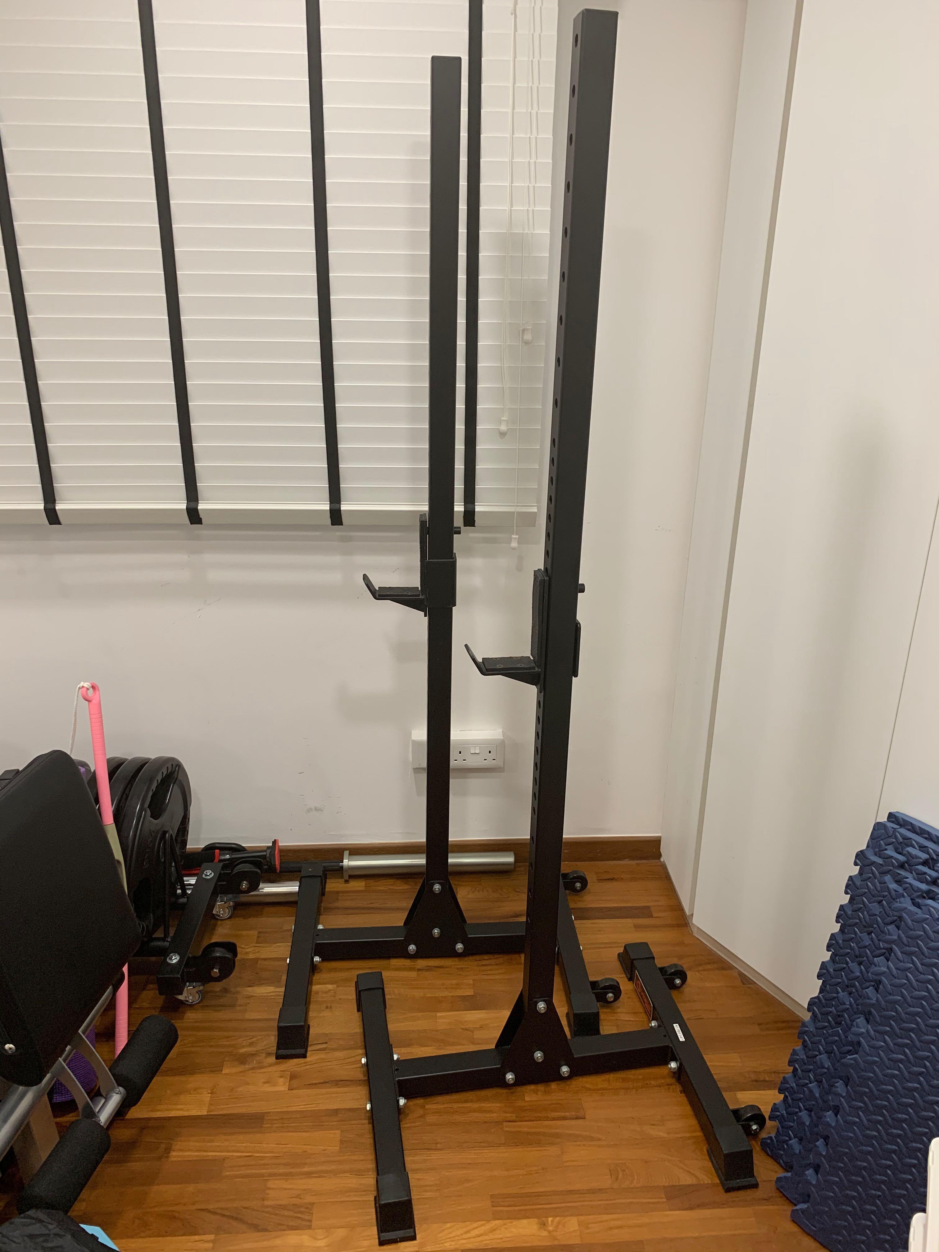 Heavy duty gym quality Vigor squat rack Sports Equipment Exercise Fitness Cardio Fitness Machines on Carousell