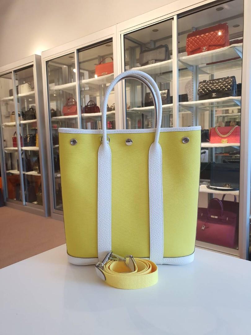 Hermes Garden File 28 Lime Blanc Stamp Y