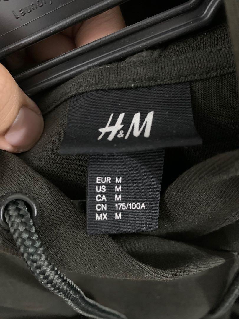 H&M x The Weeknd Olive Green Hoodie, Men's Fashion, Coats, Jackets and Outerwear on Carousell