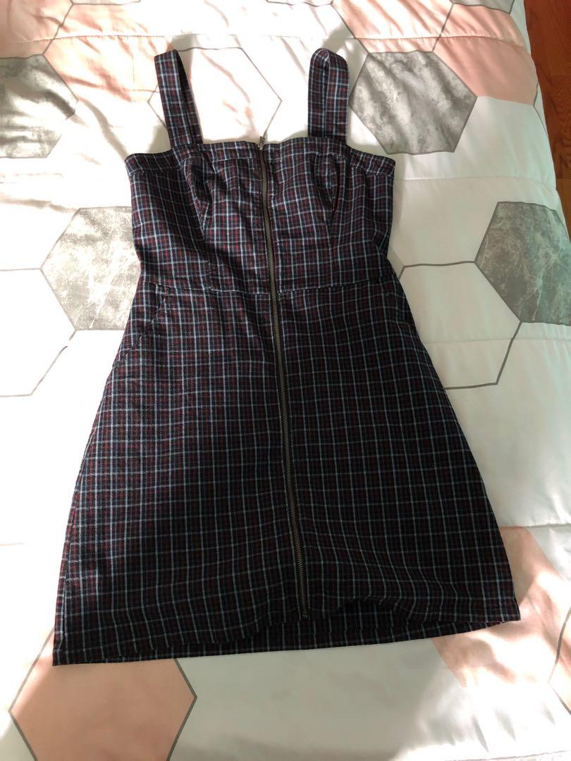 Hollister plaid dress 2025