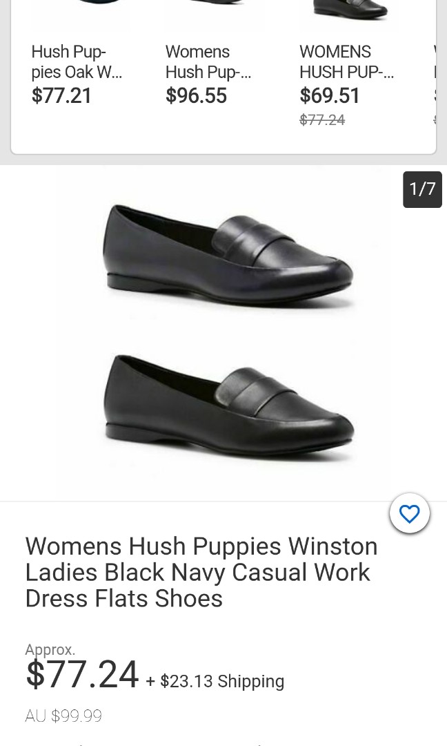 Hush Puppies Wave Reflex Loafers In Black Women S Fashion Footwear Loafers On Carousell