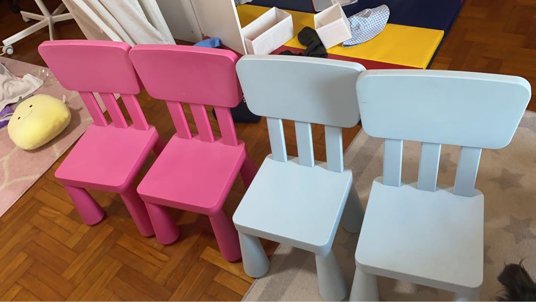 Ikea children chairs, Babies & Kids, Baby Nursery & Kids Furniture