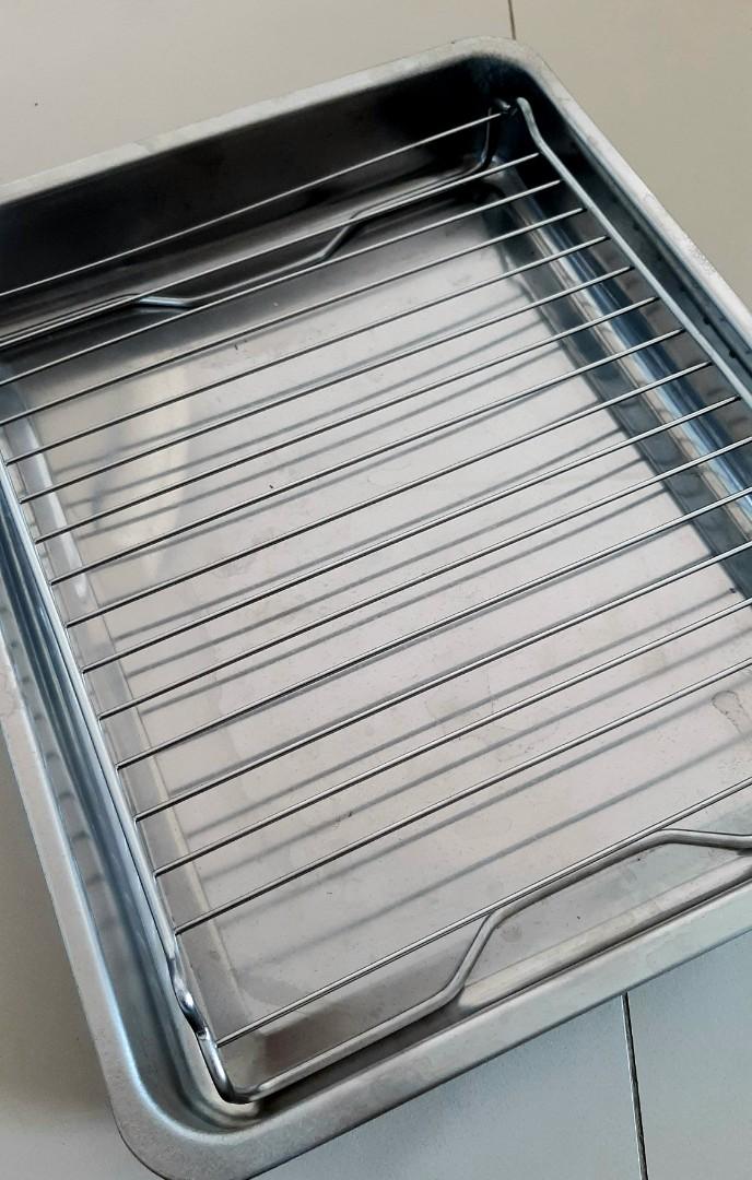 ikea roasting pan with grill rack Furniture Home Living Kitchenware Tableware Cookware Accessories on Carousell