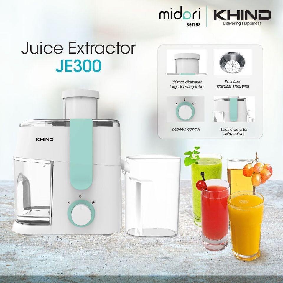Khind JE300 Juice Extractor, TV & Home Appliances, Kitchen Appliances